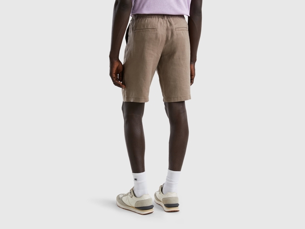 United colors of Benetton Шорты из 100% льна Benetton