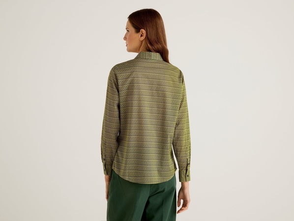 United colors of Benetton Рубашка с принтом Benetton
