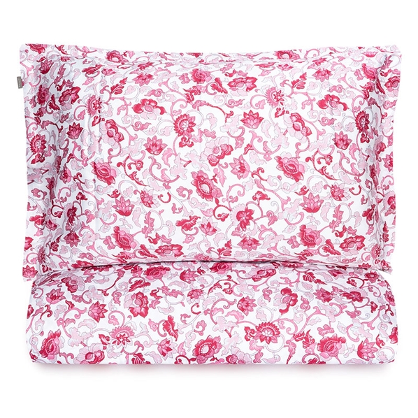 Gant Home Комплект постельного белья евро Gant Home Floral, малиновый