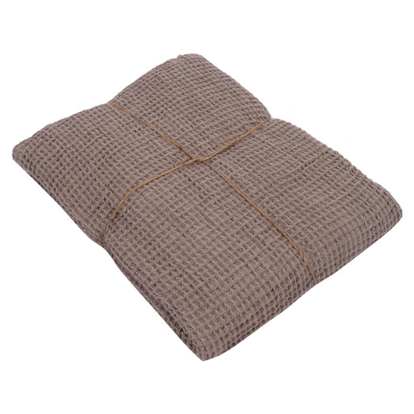Linen Love Полотенце вафельное Linen Love Вафля камень 50x100см