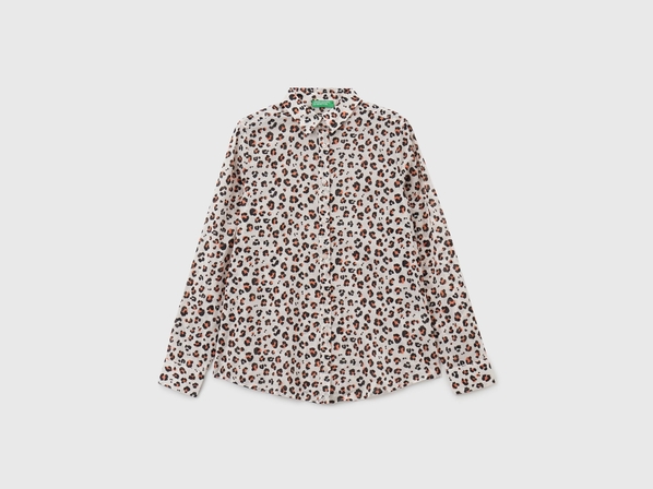 United colors of Benetton Рубашка принтованная из хлопка Benetton