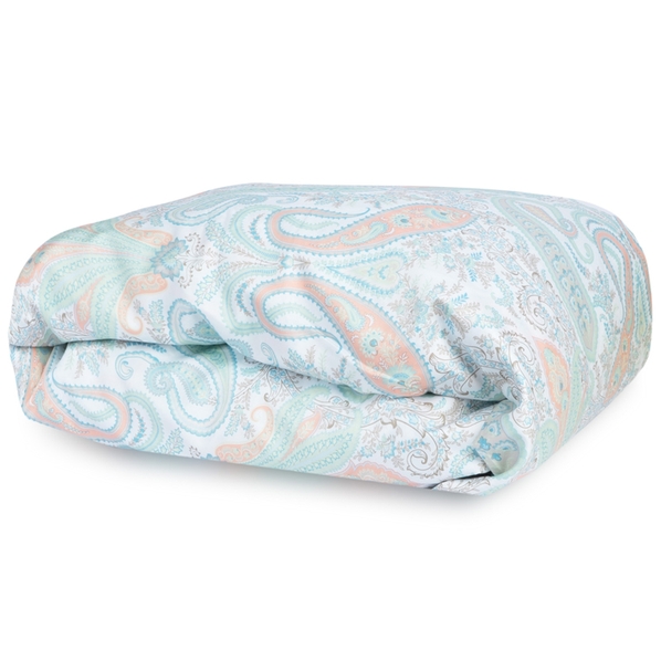 Gant Home Пододеяльник евро Gant Home Key West Paisley 200x210см, мятный