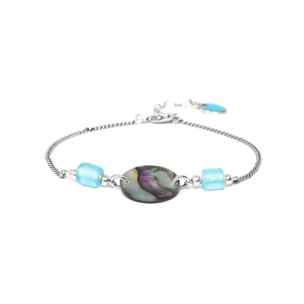 Nature Bijoux Браслет Nature Bijoux, Mauna kai, с гелиотисом и стеклом, NB22.1-13-42140