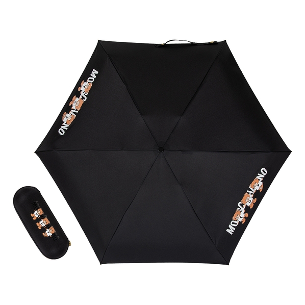 Moschino Зонт складной Moschino 8425-superminiA Bears with Logo Black