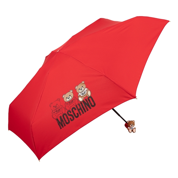 Moschino Зонт складной Moschino 8061-SuperminiC Bear Scribbles Red