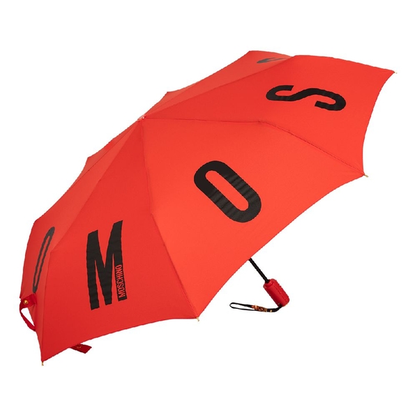 Moschino Зонт складной Moschino 8911-OCC M logo Red