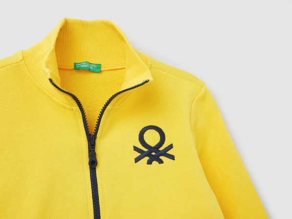 United colors of Benetton Толстовка на молнии с вышитым логотипом Benetton