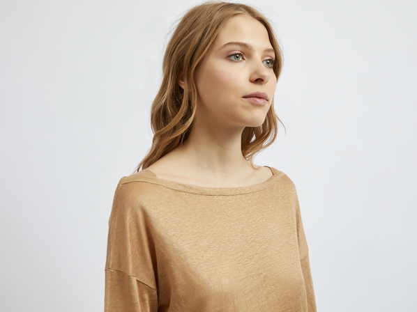 United colors of Benetton Футболка из 100% льна Benetton