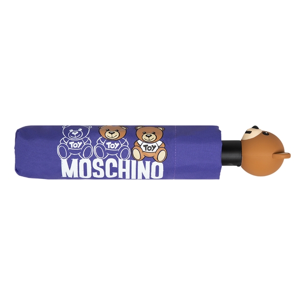 Moschino Зонт складной Moschino 8061-OCQ Scribble bear Violet
