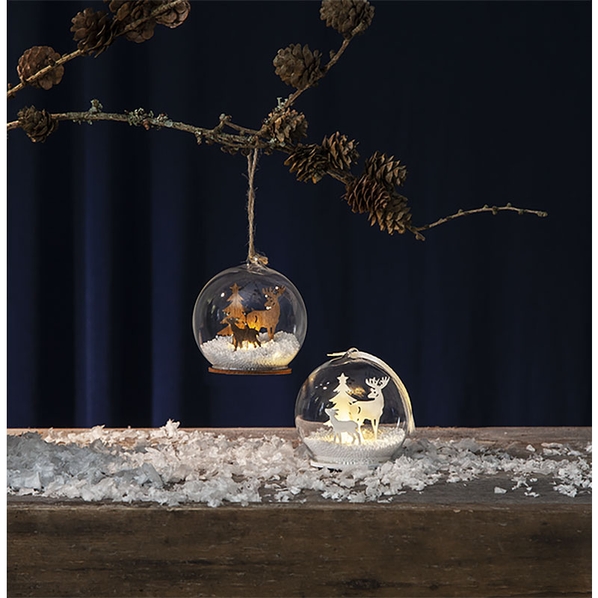Star Trading AB Декорация-шар Star Trading AB Christmas Fauna, цвет белый