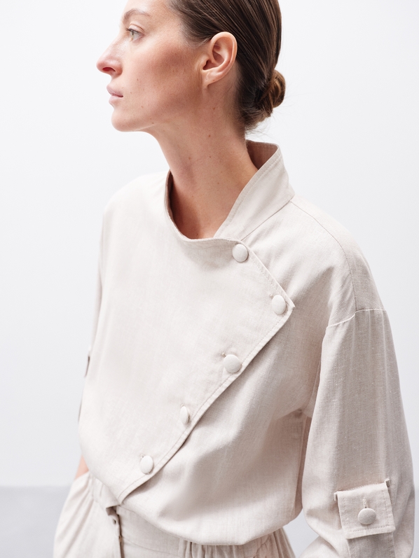 FASHION REBELS Комбинезон бежевый