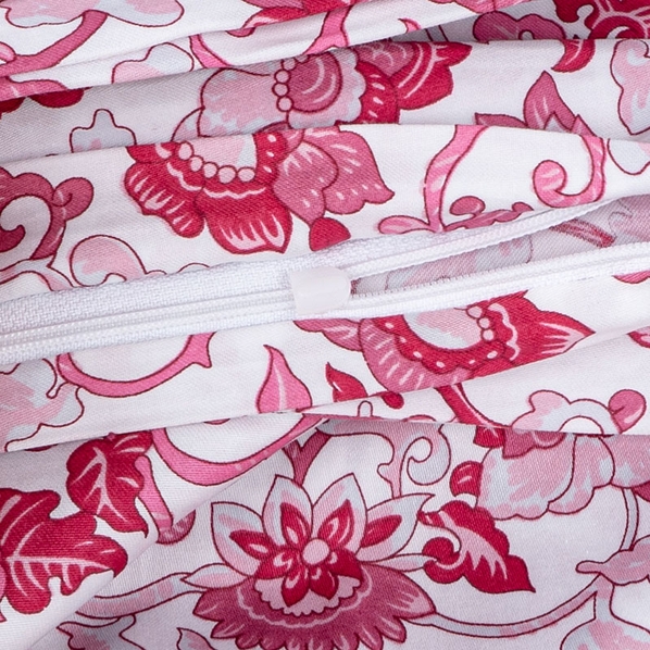 Gant Home Комплект постельного белья евро Gant Home Floral, малиновый