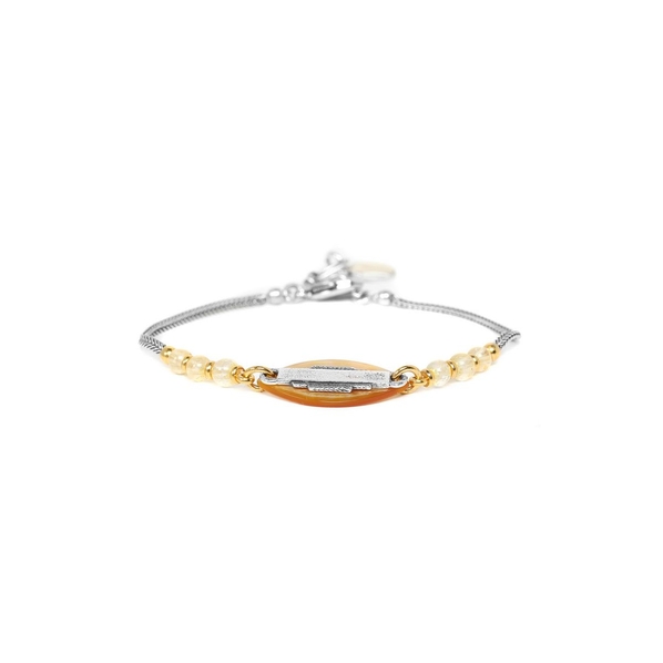 Nature Bijoux Браслет Nature Bijoux, Catanzaro, с цитрином и перламутром, NB22.2-13-42431
