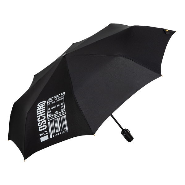Moschino Зонт складной Moschino 8941-OCA Care label Black