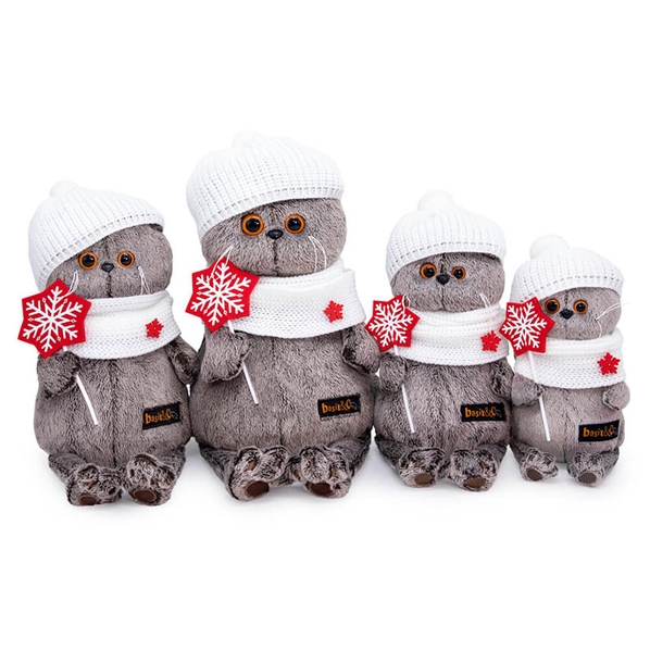 BUDI BASA collection Мягкая игрушка BUDI BASA collection Басик в зимнем комплекте