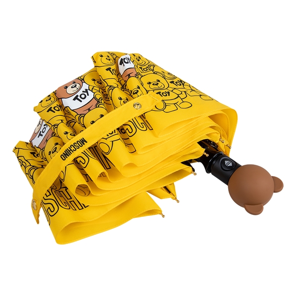Moschino Зонт складной Moschino 8422-OCU Bear Crowd Yellow