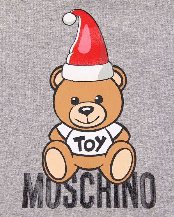 Moschino MSO000 LBA22 60901 Z21 Толстовка Moschino принт мишка в н/г шапке, лого