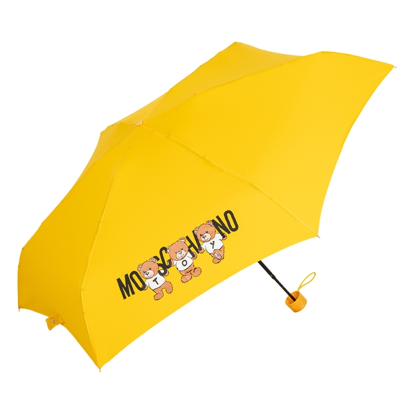 Moschino Зонт складной Moschino 8425-superminiU Bears with Logo Yellow