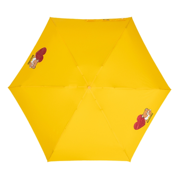 Moschino Зонт складной Moschino 8188-superminiU Teddy Heart Yellow
