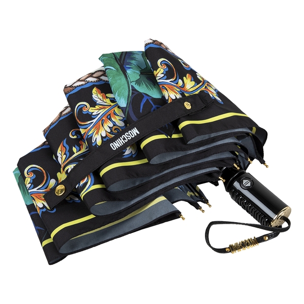 Moschino Зонт складной Moschino 8862-OCA Barocco Black