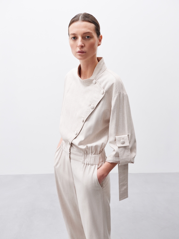 FASHION REBELS Комбинезон бежевый