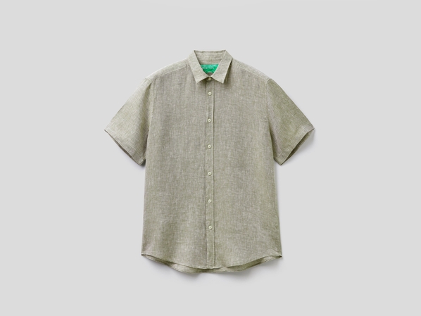 United colors of Benetton Рубашка изо льна Benetton