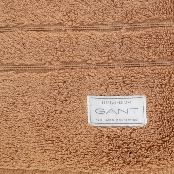 Gant Home Полотенце махровое Gant Home Organic Premium 50x100см, цвет мокрый песок