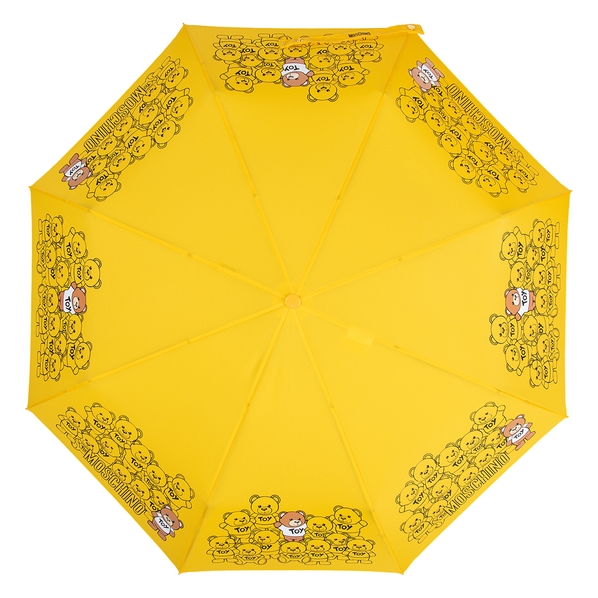 Moschino Зонт складной Moschino 8422-OCU Bear Crowd Yellow