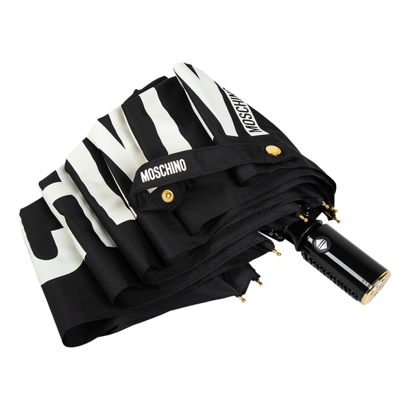 Moschino Зонт складной Moschino 8911-OCA M logo Black