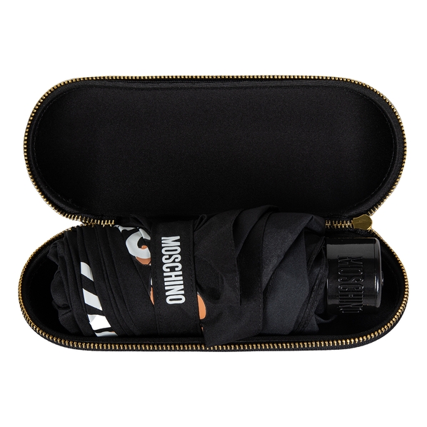Moschino Зонт складной Moschino 8425-superminiA Bears with Logo Black
