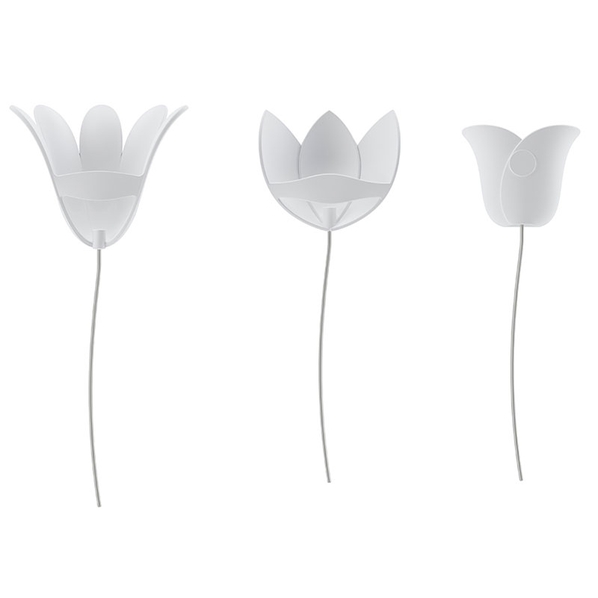 Umbra Декор для стен Umbra Bloomer 9 элементов, белый