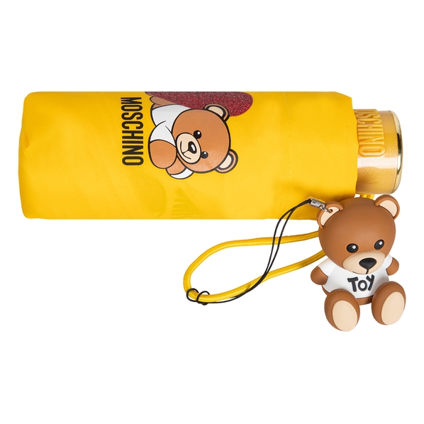 Moschino Зонт складной Moschino 8188-superminiU Teddy Heart Yellow