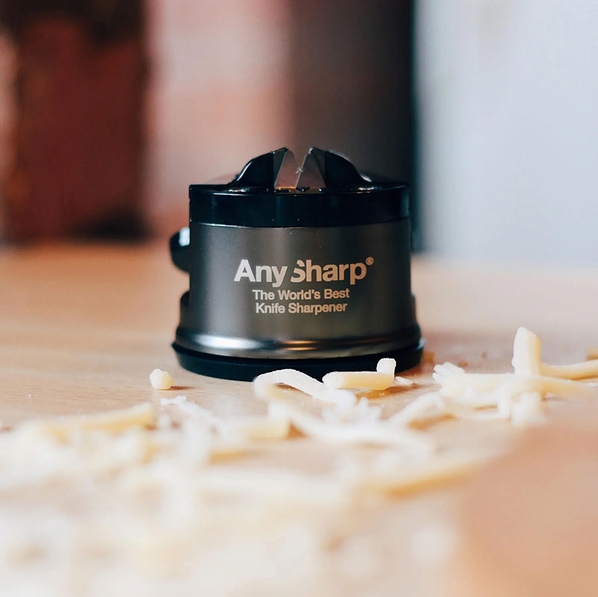 AnySharp Точилка для ножей AnySharp PRO металлический корпус, цвет серый