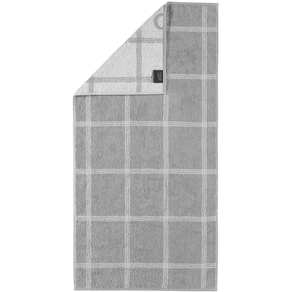 Cawo Полотенце махровое Cawo Two-Tone 50x100см, цвет платина