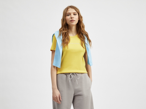 United colors of Benetton Футболка с логотипом из 100% хлопка Benetton