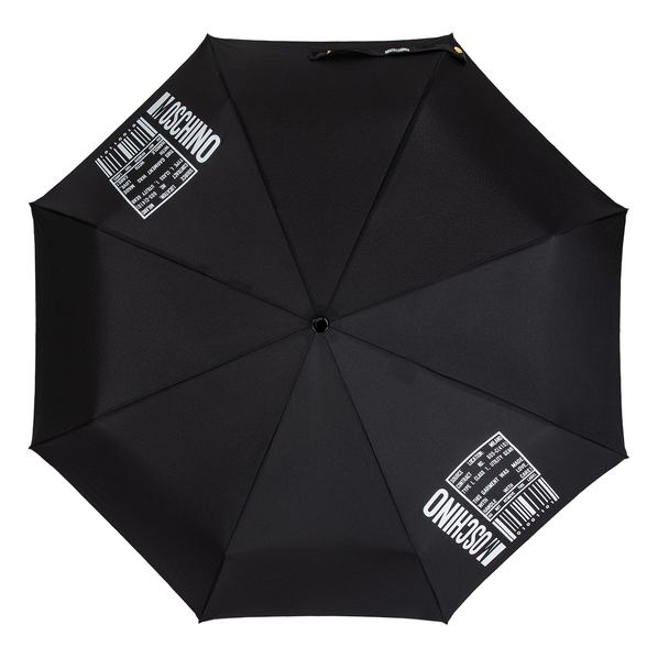 Moschino Зонт складной Moschino 8941-OCA Care label Black