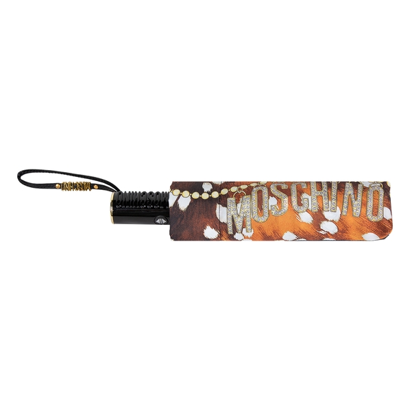 Moschino Зонт складной Moschino 8952-OCA Pearls Animalier Multi
