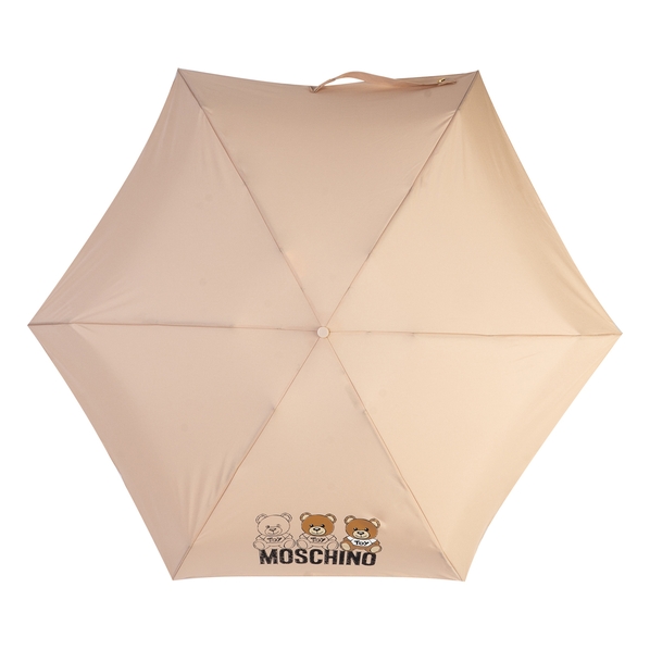 Moschino Зонт складной Moschino 8061-SuperminiA Bear Scribbles Beige