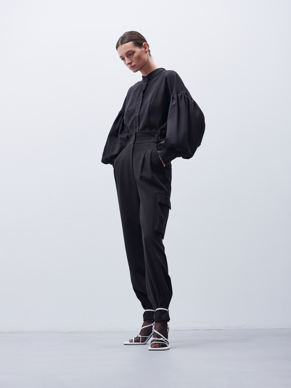 FASHION REBELS Блузка с буффами