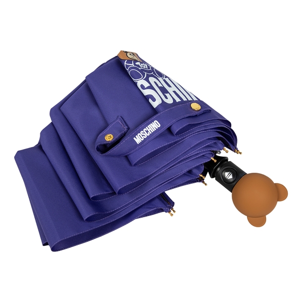Moschino Зонт складной Moschino 8061-OCQ Scribble bear Violet
