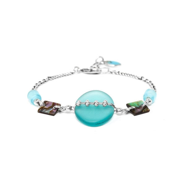 Nature Bijoux Браслет Nature Bijoux, Mauna kai, с гелиотисом и стеклом, NB22.1-13-42142