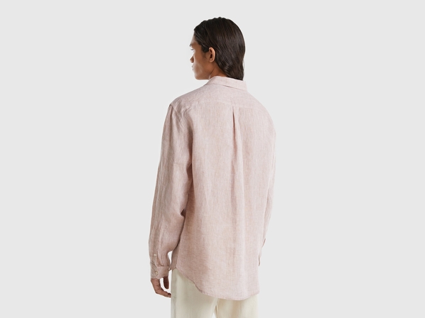 United colors of Benetton Рубашка изо льна Benetton