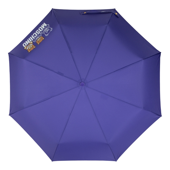Moschino Зонт складной Moschino 8061-OCQ Scribble bear Violet