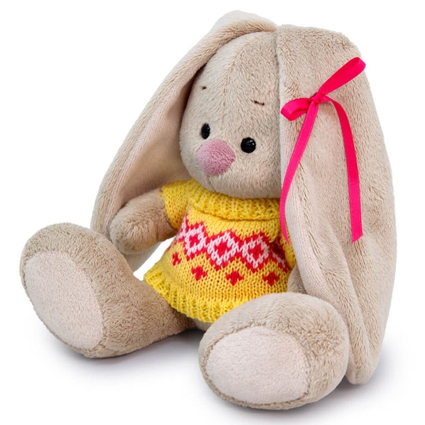 BUDI BASA collection Мягкая игрушка BUDI BASA collection Зайка Ми в жилете с орнаментом