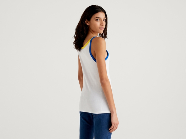 United colors of Benetton Топ из 100% хлопка Benetton