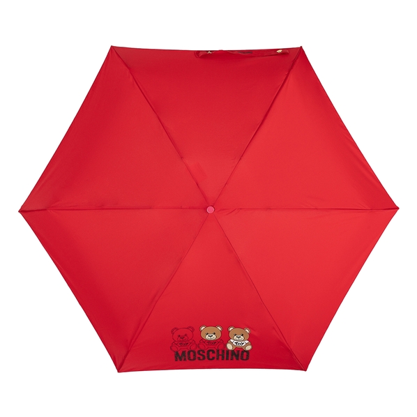 Moschino Зонт складной Moschino 8061-SuperminiC Bear Scribbles Red