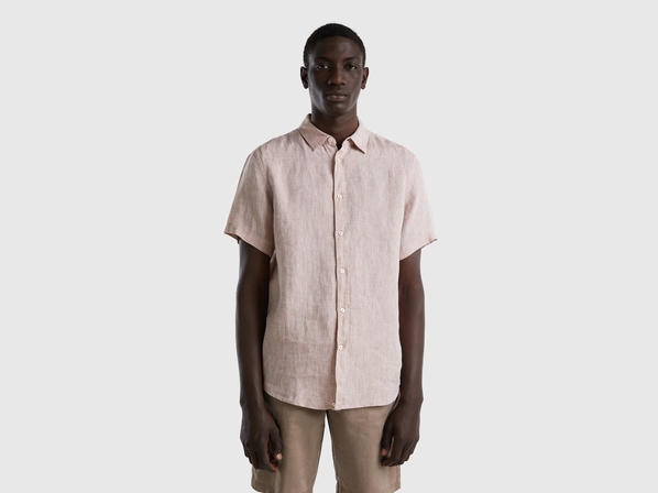 United colors of Benetton Рубашка изо льна Benetton