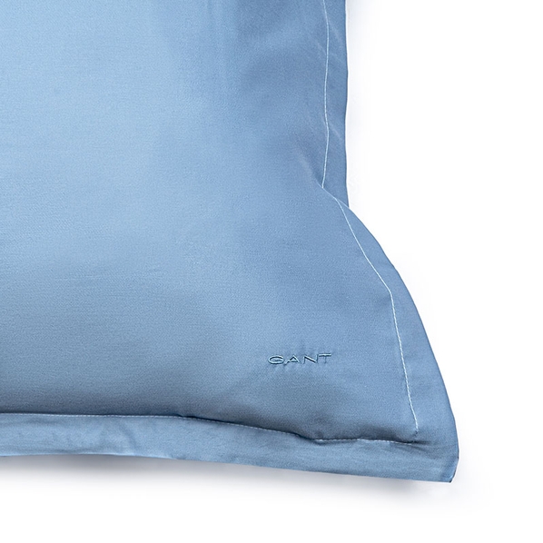 Gant Home Наволочка 50x70см Gant Home Sateen, цвет голубой