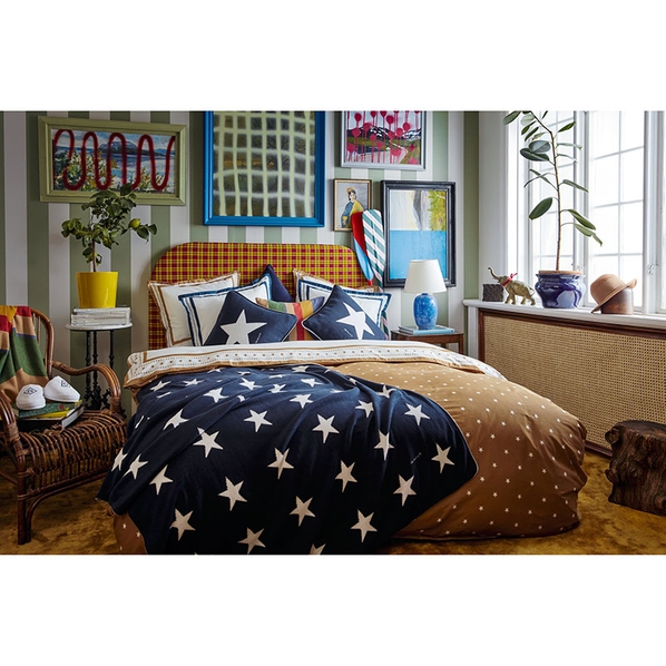 Gant Home Плед 130x180см Gant Home Star Knit, черный