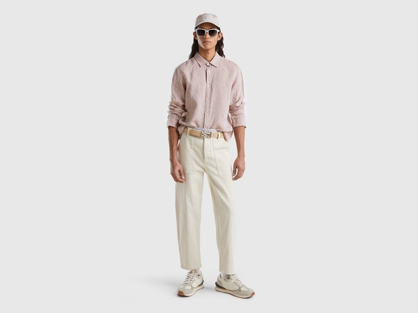 United colors of Benetton Рубашка изо льна Benetton